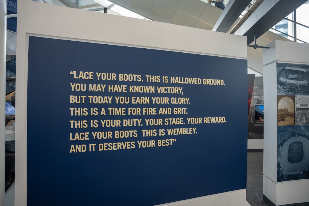 a blue wall with a poem written on it